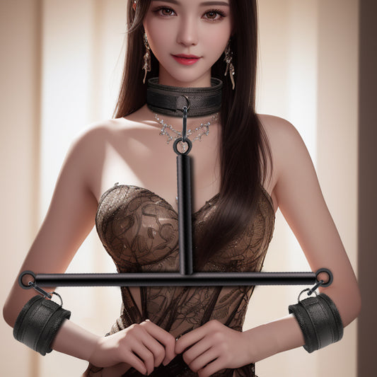 T Shape SM Spreader Bar Hand & Neck Restraints - image 0