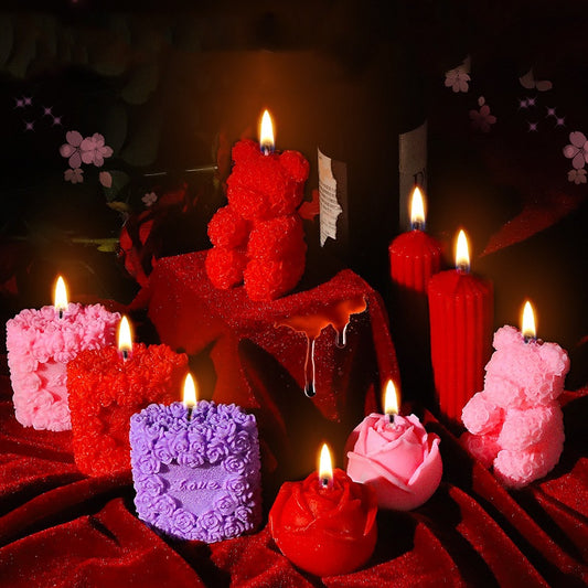 Bear Floral Low Temperature Candles - image 0