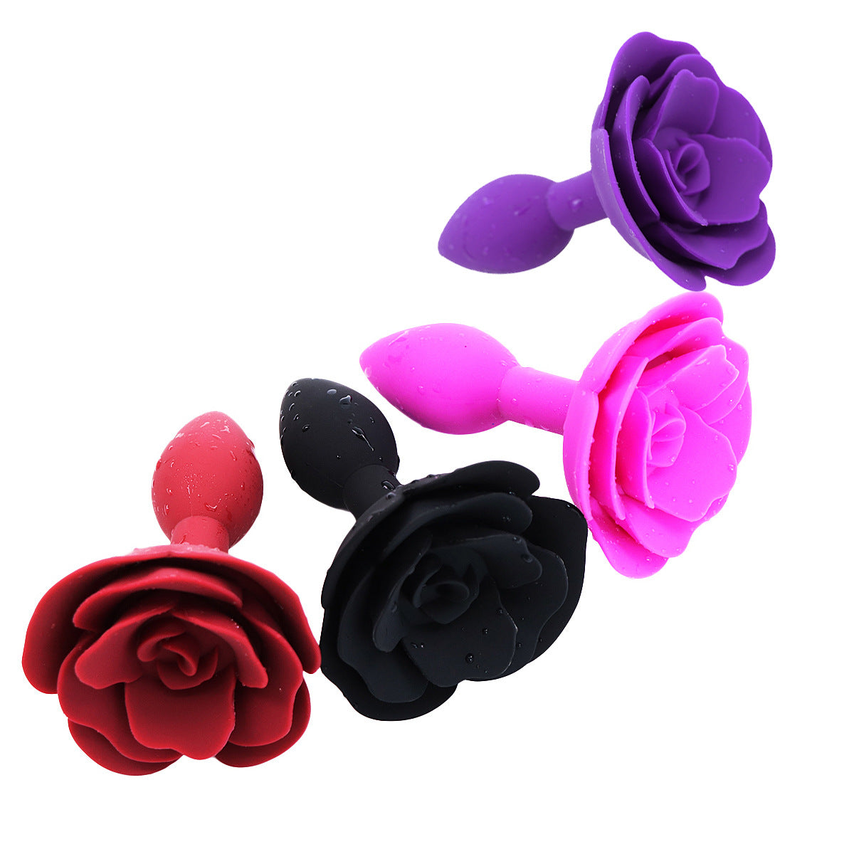 Silicone Rose Butt Plugs - image 3