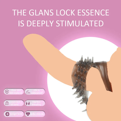 Reusable Silicone Cock Ring Penis Enlargement Delayed Ejaculation - image 3