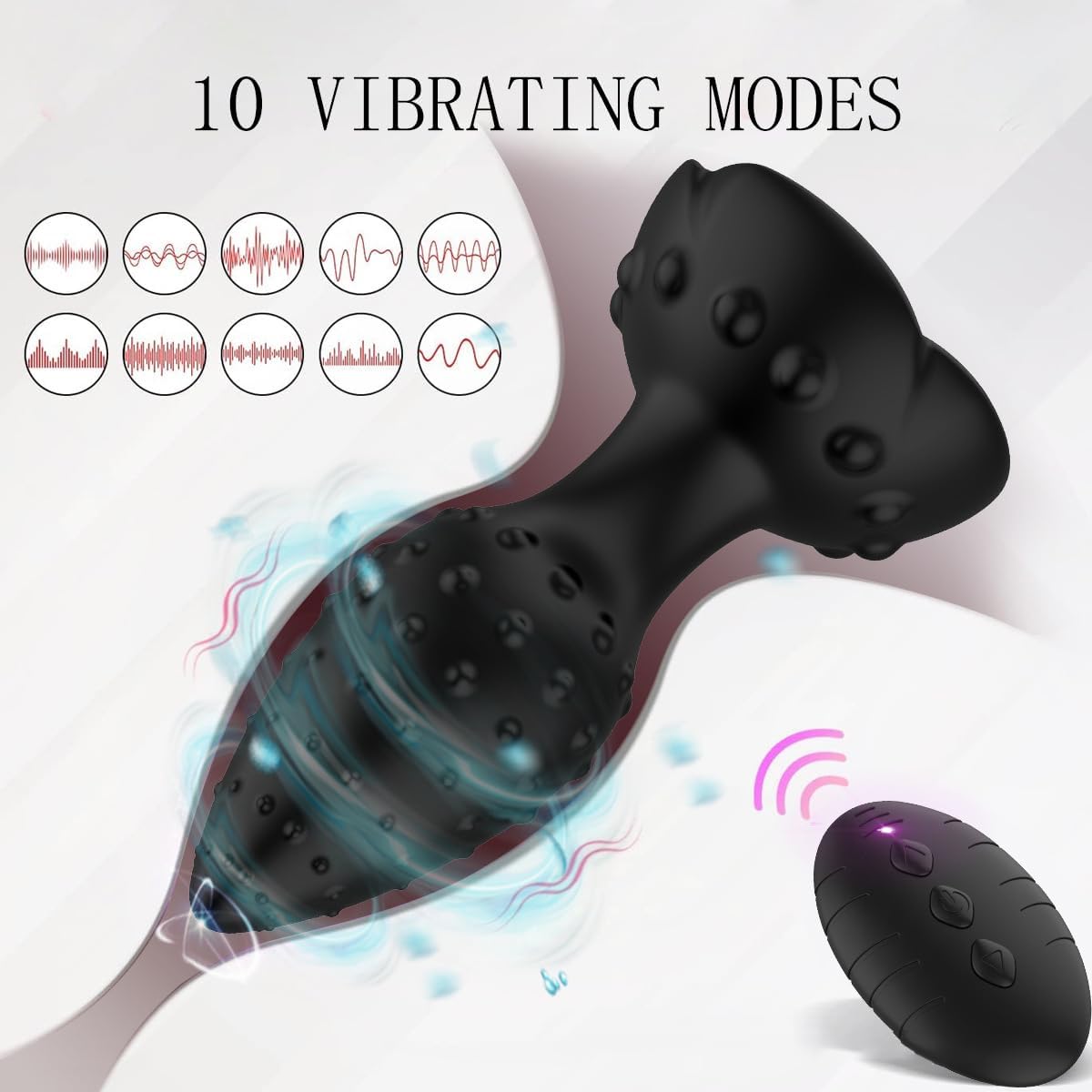 10 Modes Vibrating Bump Prostate Massager Vibrators - image 5