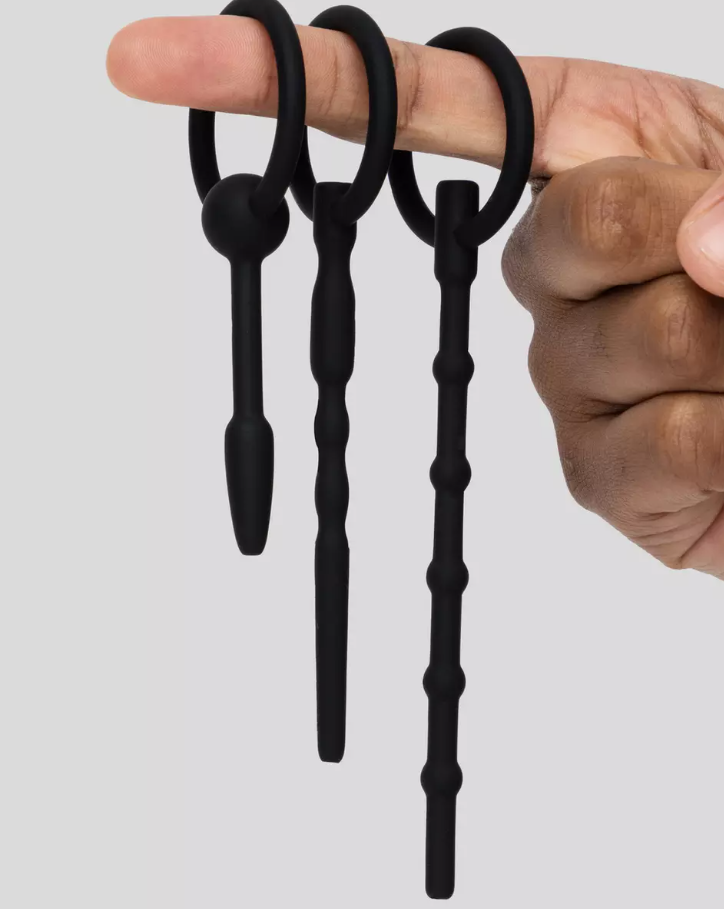 Ouch! Beginner's Silicone Hollow Urethral Plug - image 4