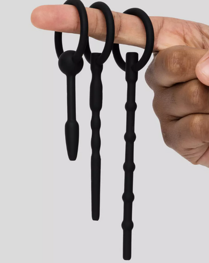 Ouch! Beginner's Silicone Hollow Urethral Plug - image 4