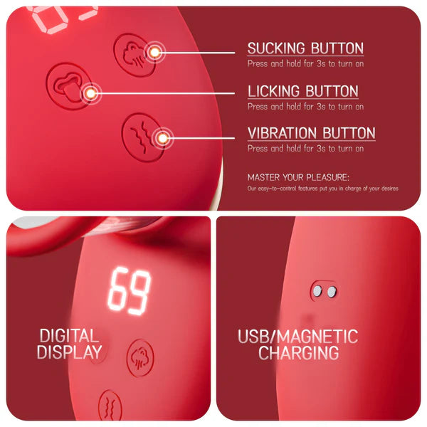 Clitoral Suction Vibrator with Licking Mode - image 2