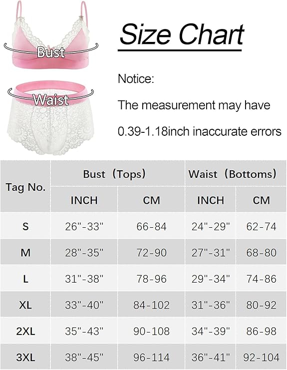 Sissy Lingerie Bra Underwear Set - image 8