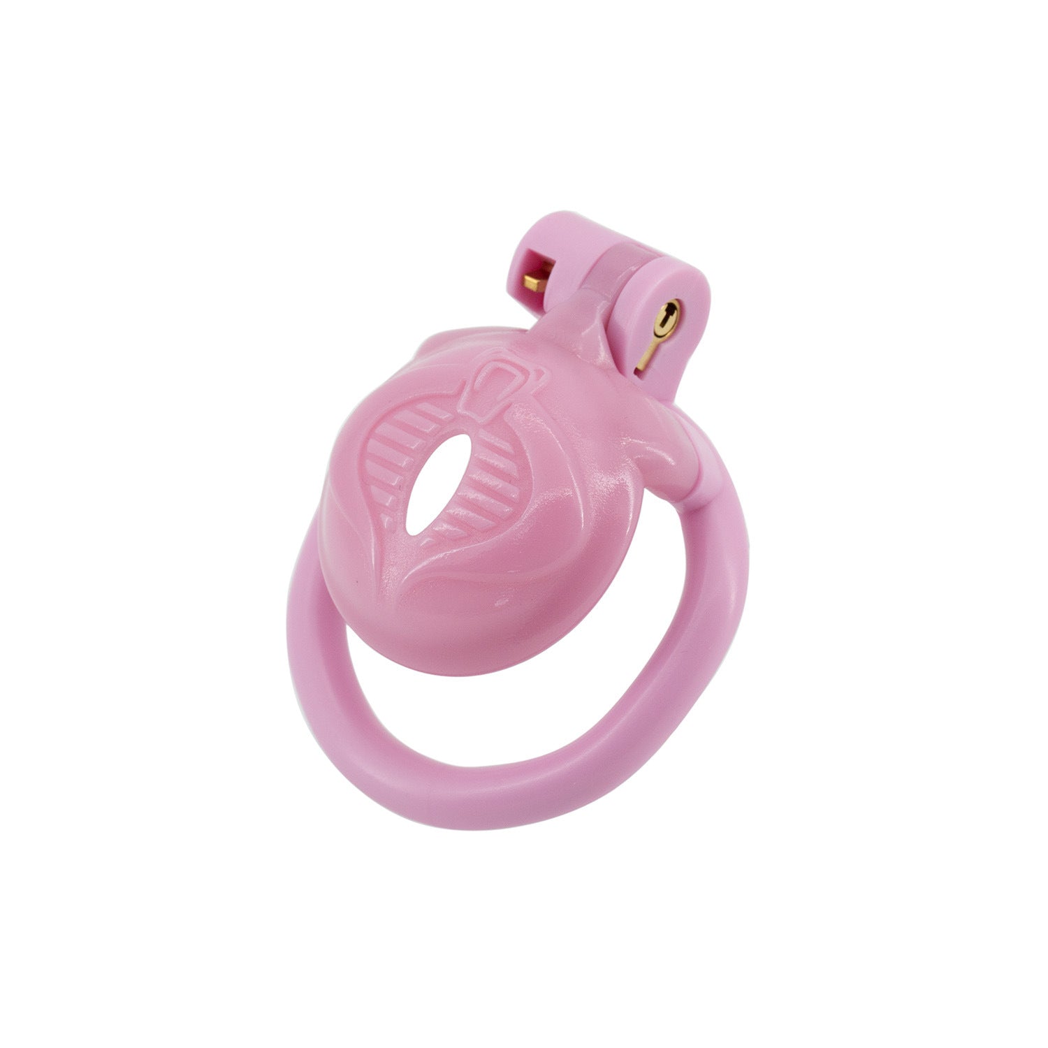 Private Sissy Chastity Cage with 4 Rings - Pink - image 2