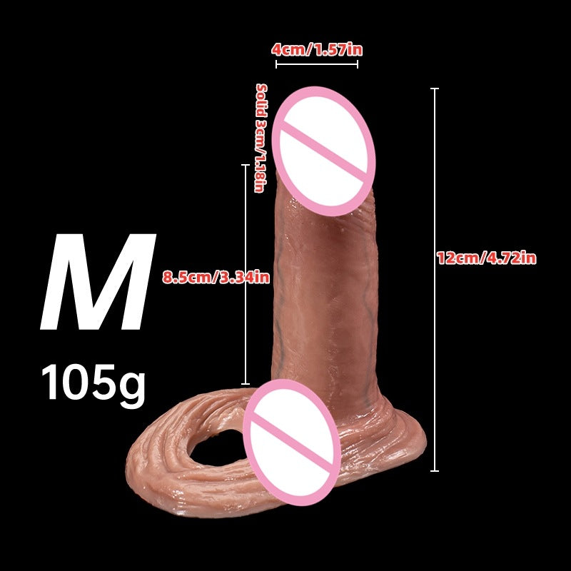 Reusable Silicone Penis Sleeve Delay Ejaculation - M - image 6