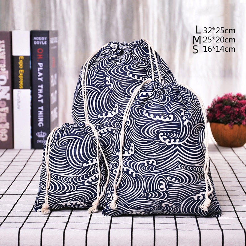 Cotton Sex Toy Organizer Storage Bag - B - L - image 6