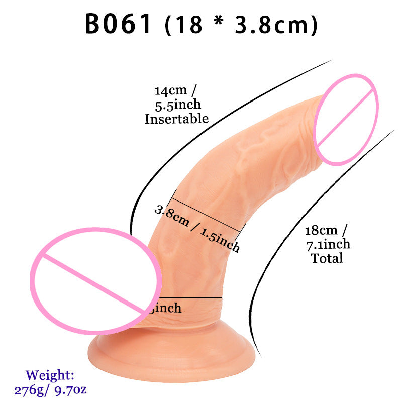 Small Realistic Dildo with Powerful Suction Cup - M - image 6