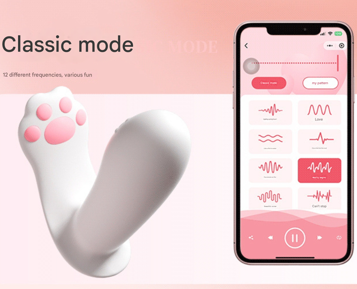 Cat Fox Paw App Control Butt Plug For Couple - 12 Vibration Modes - image 1
