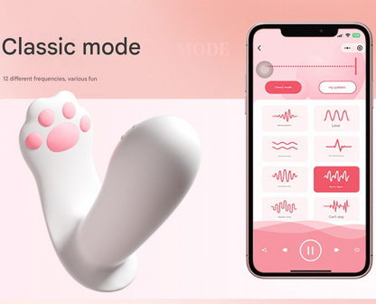 Cat Fox Paw App Control Butt Plug For Couple - 12 Vibration Modes - image 1
