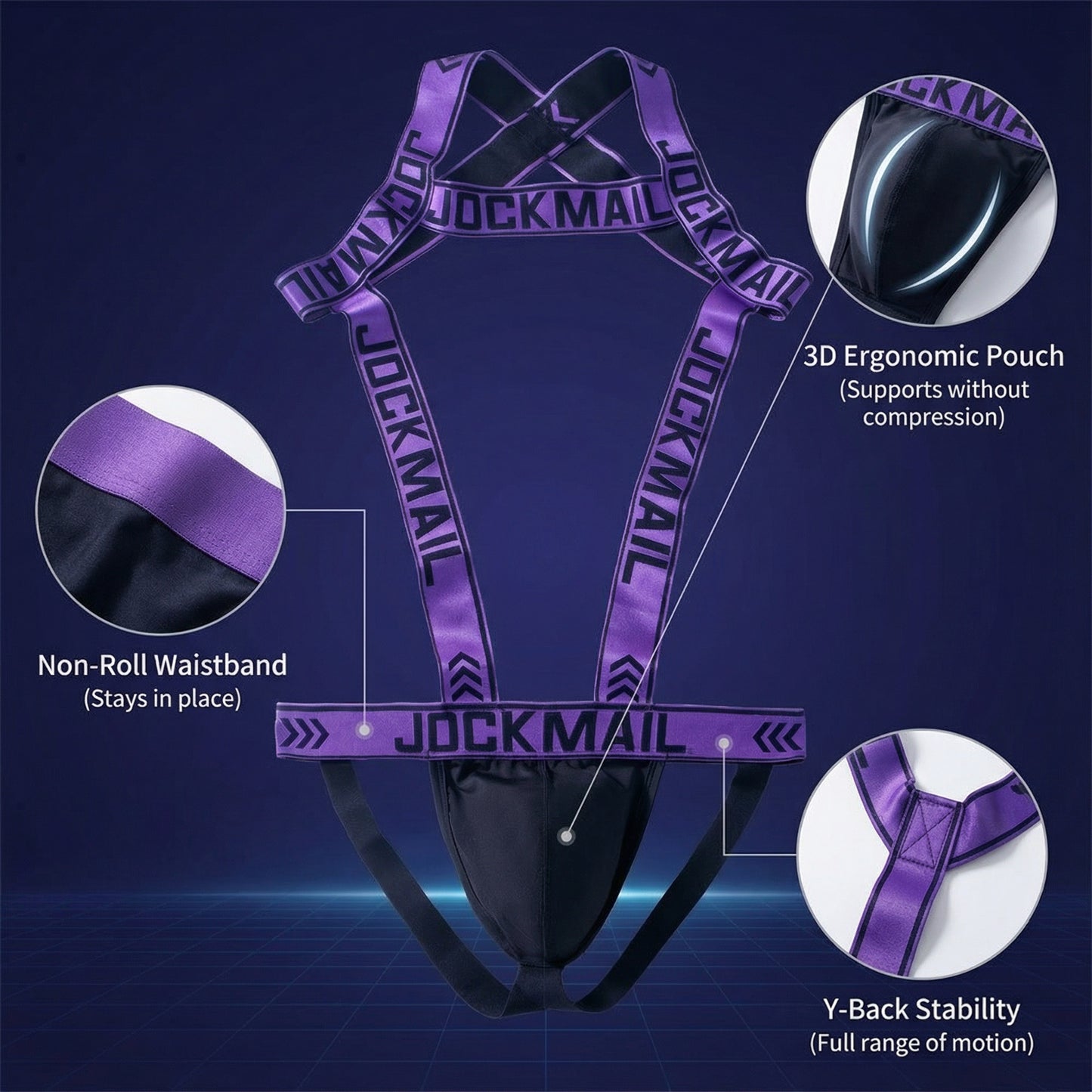 Jockmail Mens Harness With Jockstrap Bodysuit - image 12