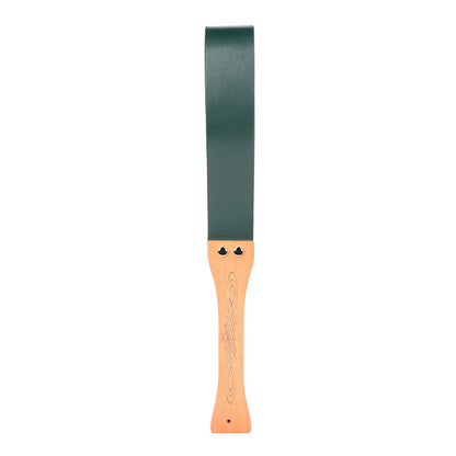 SM Leather Flogger Impact Pad - Green - 45cm - image 2