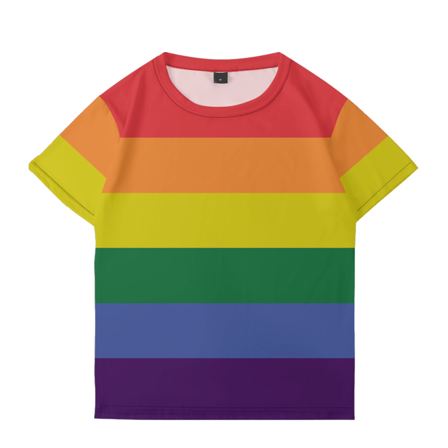 Rainbow All-Over Print T-Shirt - Rainbow - 4XL - image 0