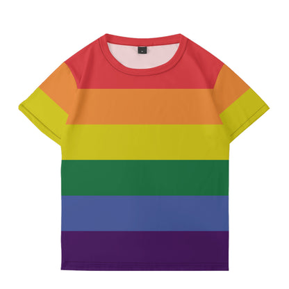 Rainbow All-Over Print T-Shirt - Rainbow - 4XL - image 0