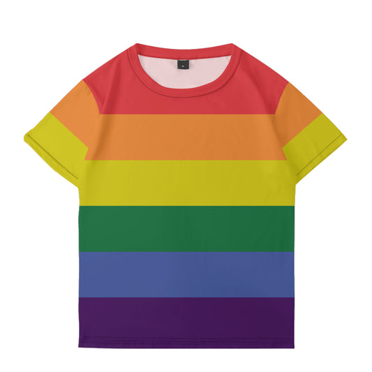 Rainbow All-Over Print T-Shirt - Rainbow - 4XL - image 0