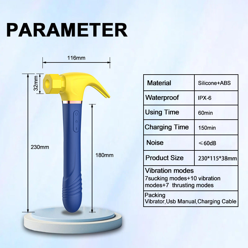 Hammer Toy Clit Sucking Vibrator for Women - image 6