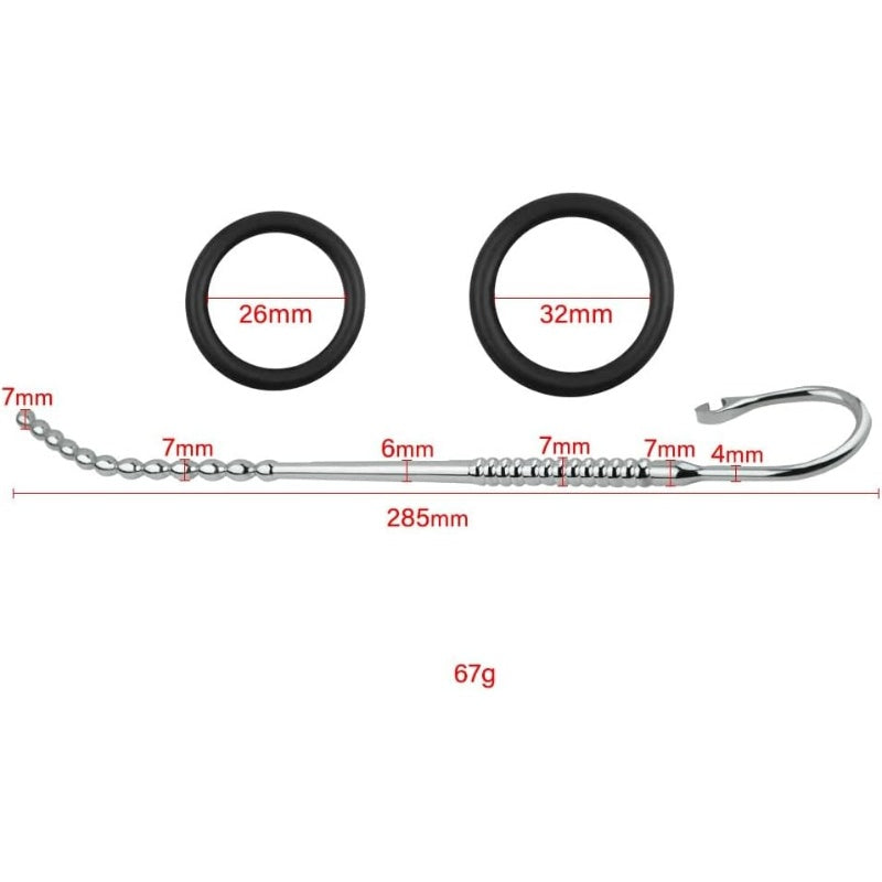 11.22'' Stainless Steel Urethral Trainer - image 1