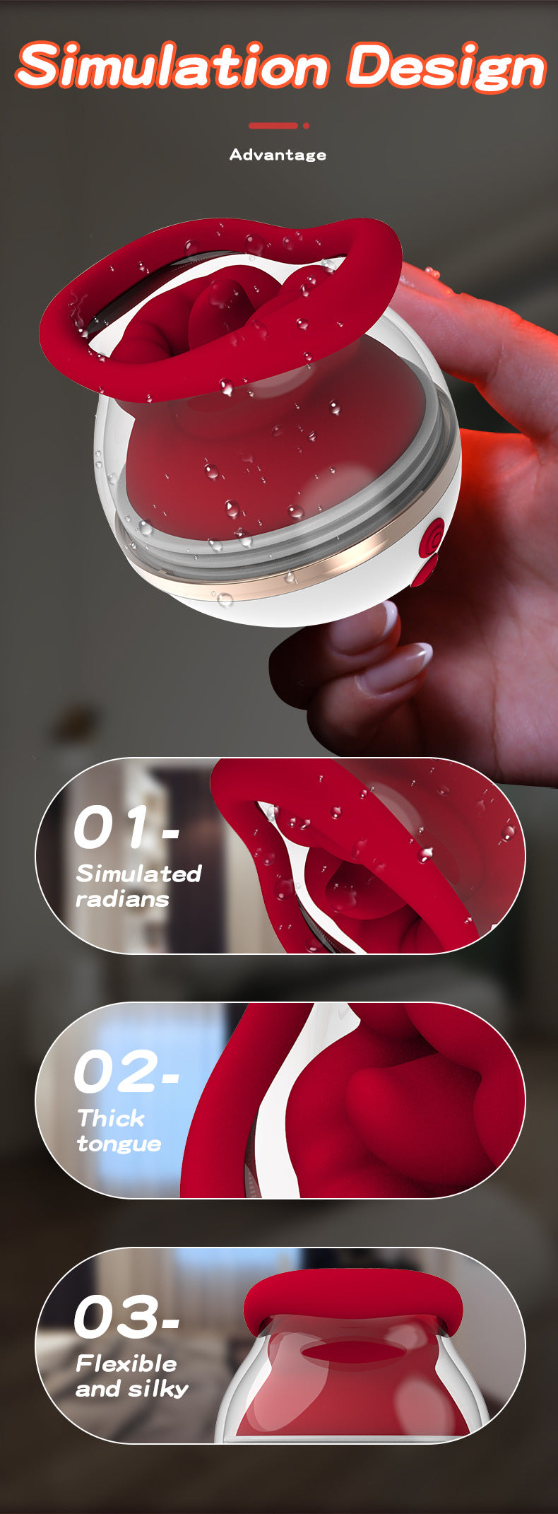 Imitation mouth massager - image 5