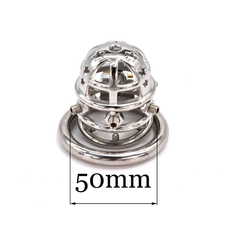 Spiked Chastity Cage - 50mm - image 4
