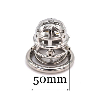 Spiked Chastity Cage - 50mm - image 4