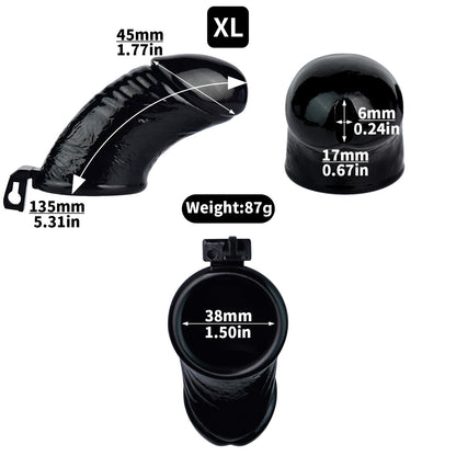 Dick Resin Chastity Cage - image 1