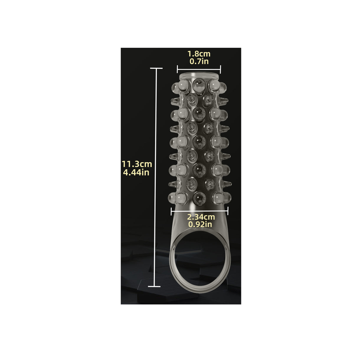 Soft & Stretchy Bump-Textured Cock Ring for Longer-Lasting Performance - B - S - image 5