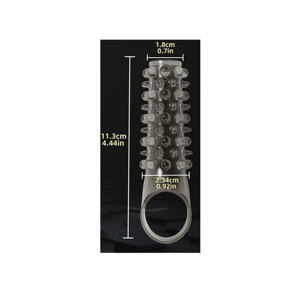 Soft & Stretchy Bump-Textured Cock Ring for Longer-Lasting Performance - B - S - image 5