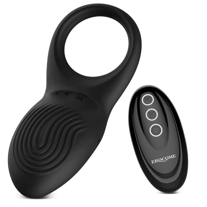 Remote Control Vibrating Cock Ring - Black - image 2