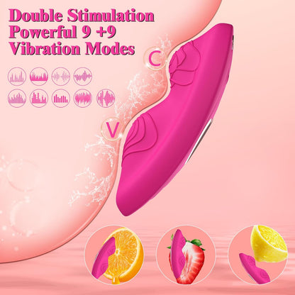 9+9 Vibration Modes APP Remote Control Mini Butterfly Vibrator - image 4
