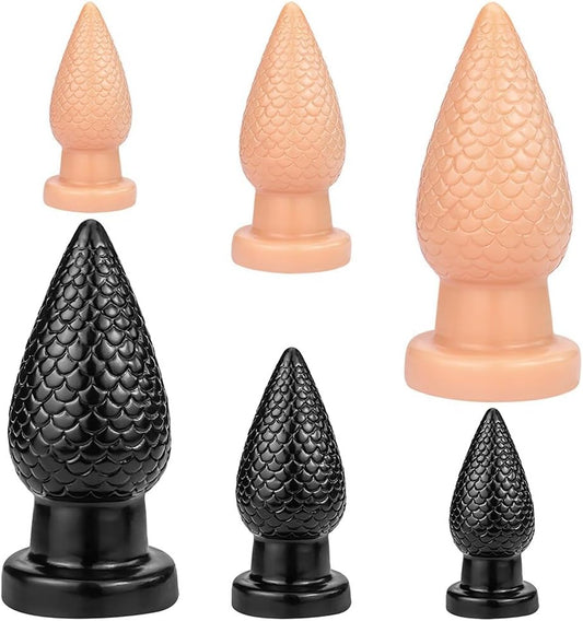 Textured Silicone Butt Plug  - image 0