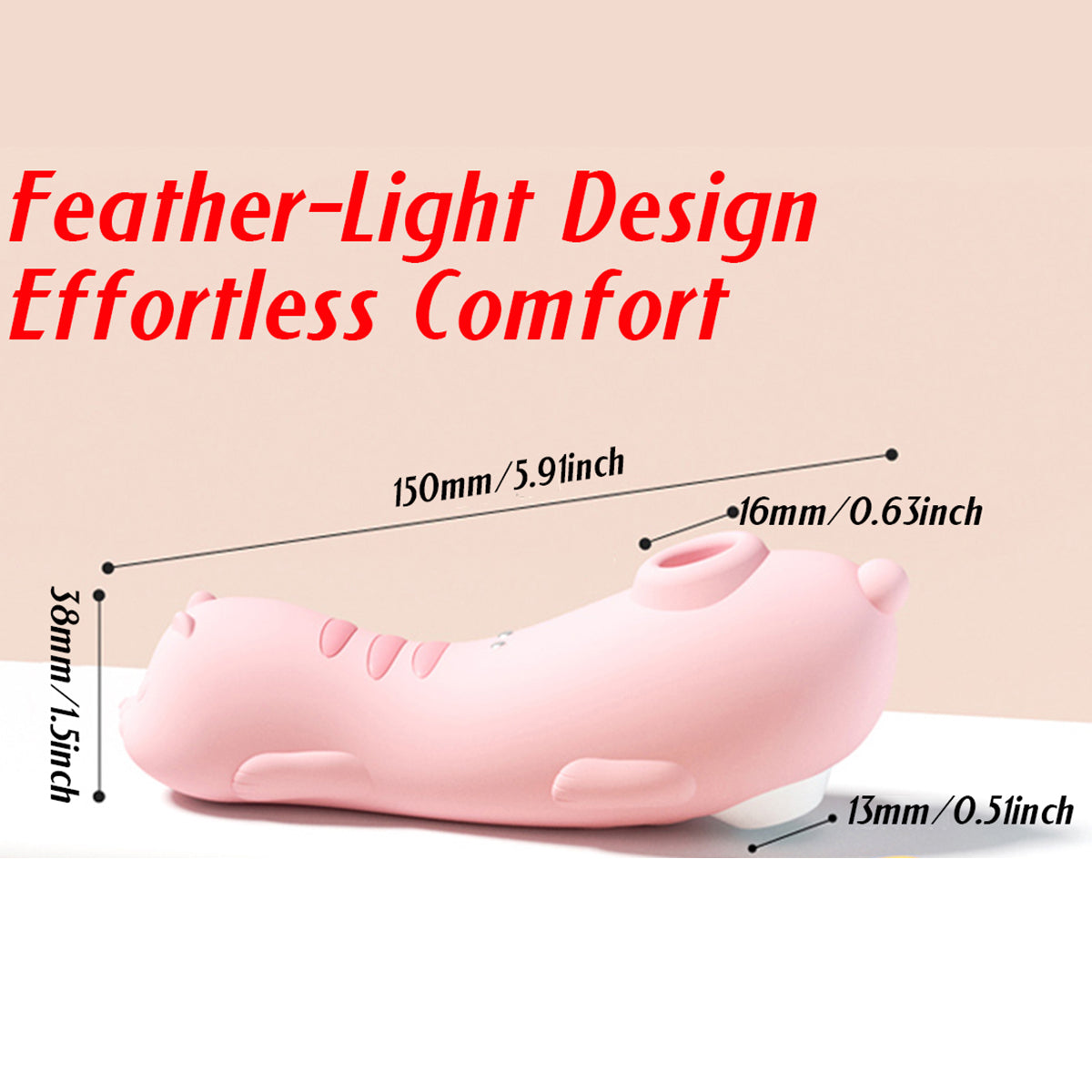Kitty Suction Clitoral Stimulator with 10 Modes - Pink - image 2