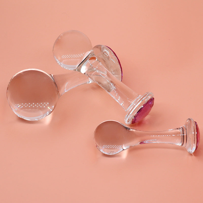 Crystalglow Glass Pleasure Anal Plug - image 13