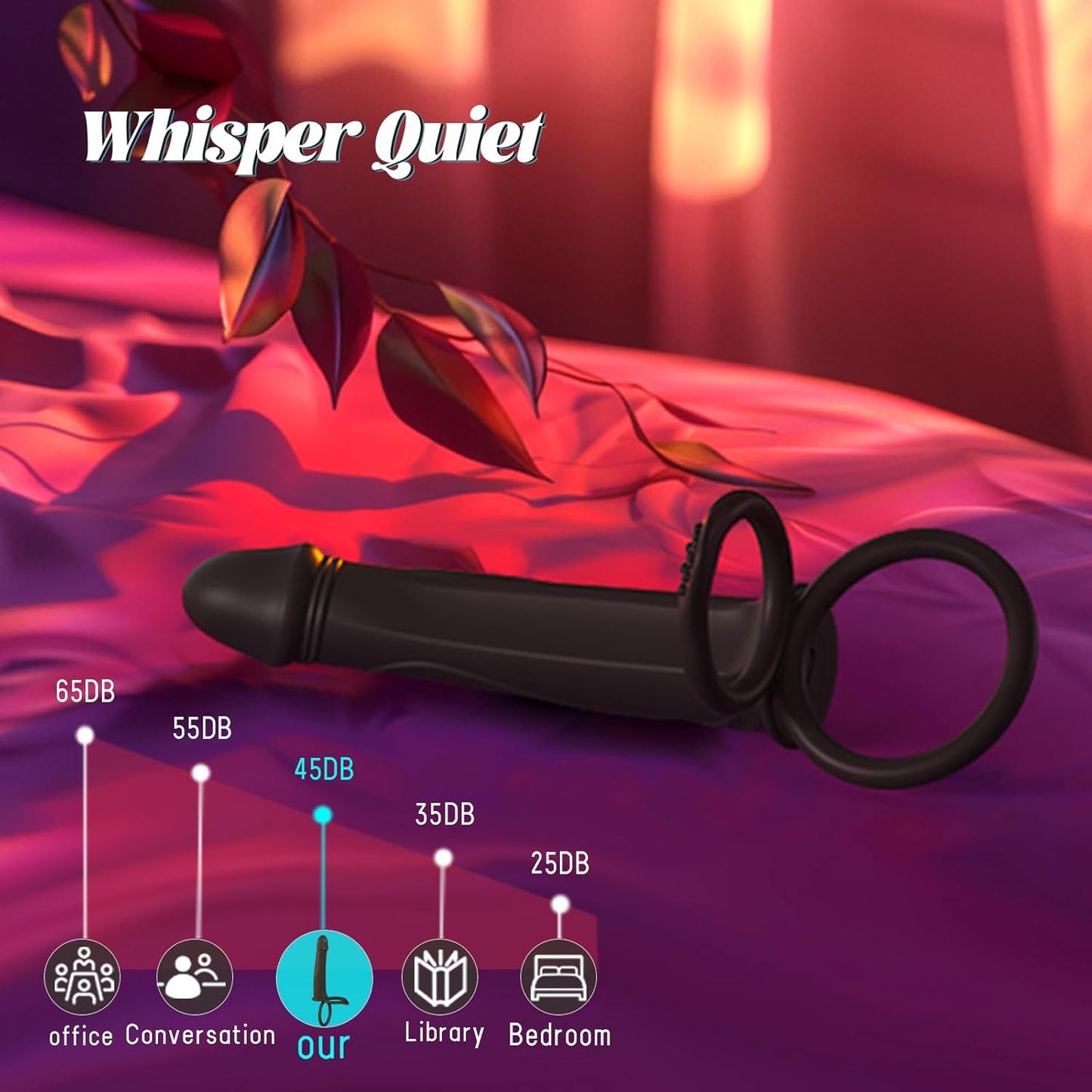 Vibrating Cock Ring Anal Toy Penis Sleeve - image 6