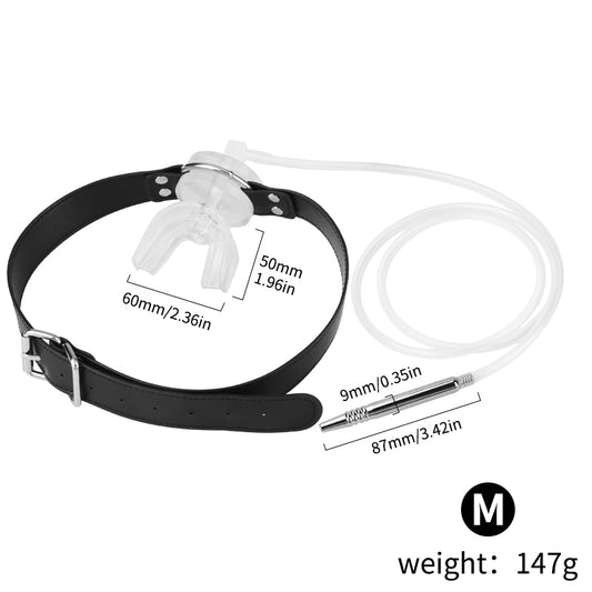 Dual-Stimulation Gag & Urethral Plug - M - image 1