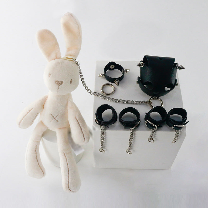 BDSM Bunny Plush Keychain - image 9