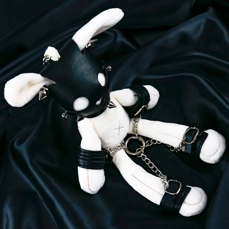 BDSM Bunny Plush Keychain - image 7