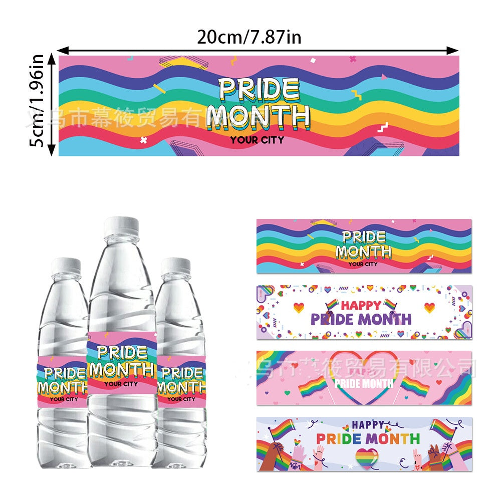 LGBT Pride Month Water Bottle Wrap - image 1