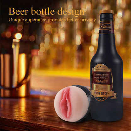Beer Bottle Shaped Strong Sucking Handheld Pocket Pussies - image 4