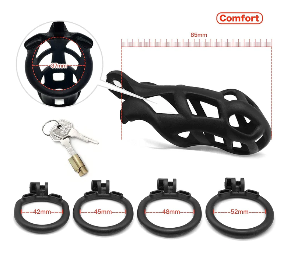 Cobra Male Chastity Cage Device Kit - Comfort - image 4