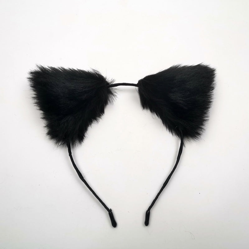 Black & White Pet Ears - Black - image 0