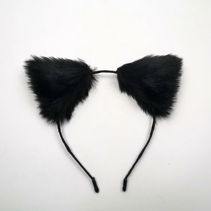 Black & White Pet Ears - Black - image 0