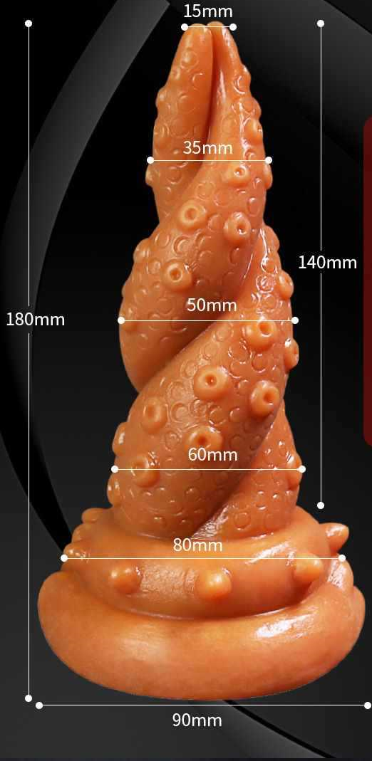 Realistic Tentacle Dual-Wrap Large Butt Plug - image 4