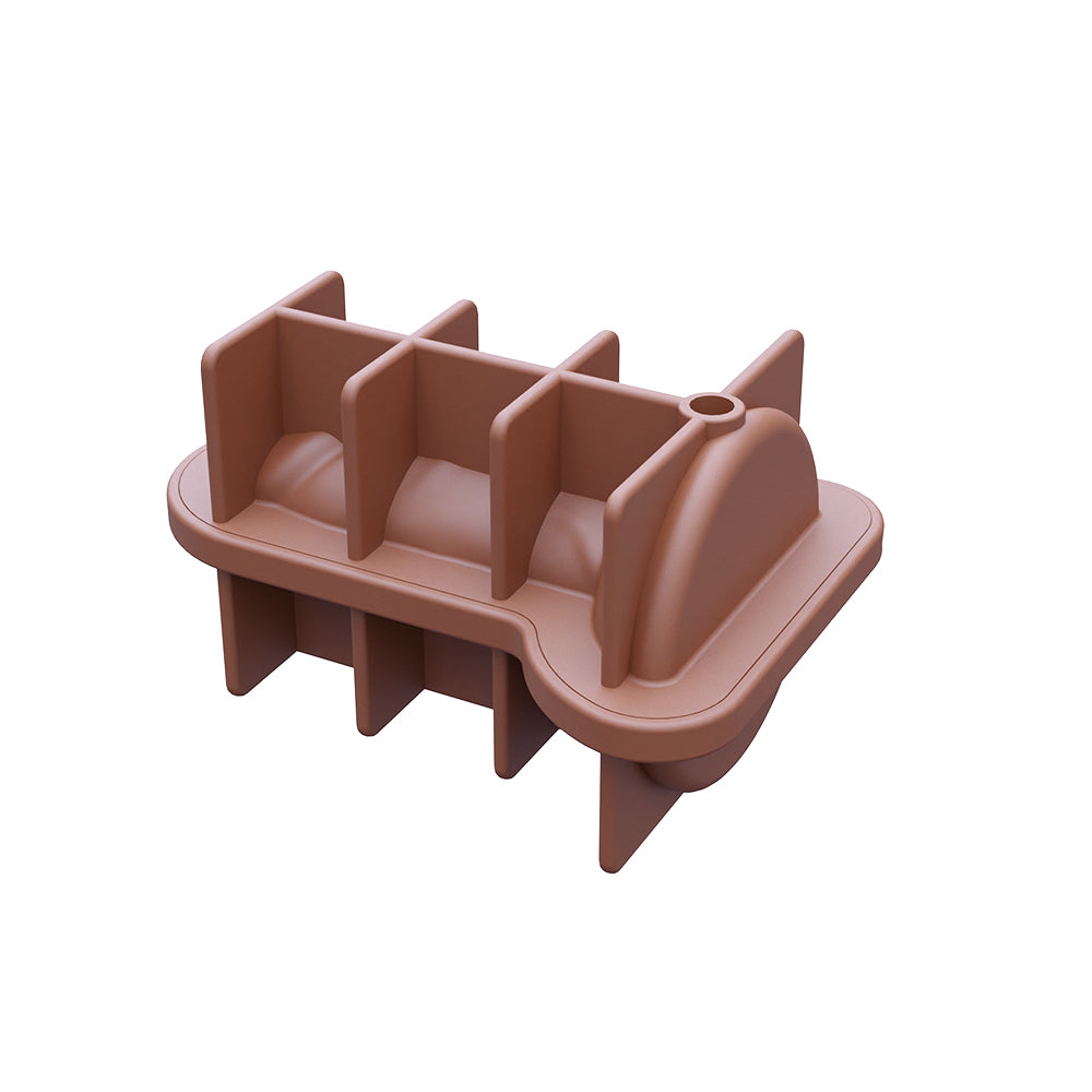 Silicone Ice Cube Mold Funny Genital Penis Shaped Ice Cube Maker - Brown - 10.2x7.3x5.8cm/4.08x2.92x2.32 inch - image 6