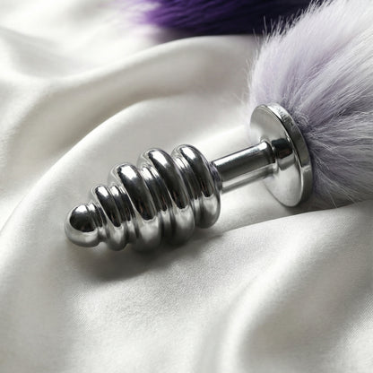 Smooth Long Fox Tail Flirting butt plug - image 6