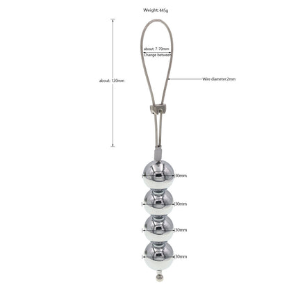 BDSM CBT Penis Training Weights - 445g - image 6