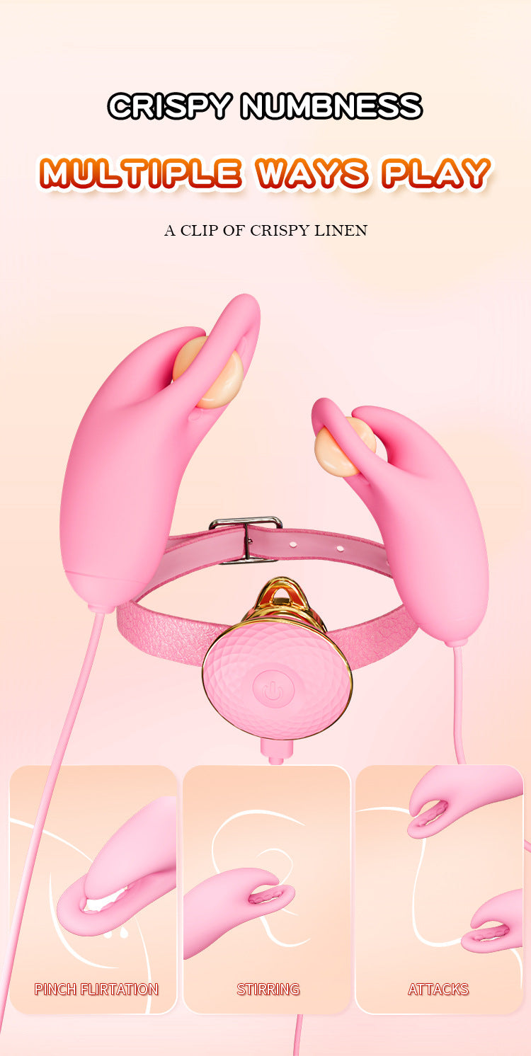Ten-Speed Vibrating Puppy Nipple Clips - image 7