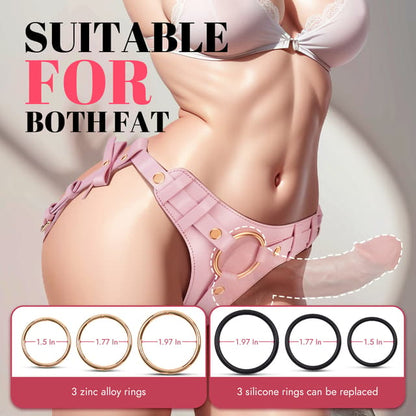 Beginner-Friendly Adjustable Strap-On Harness Kit with Multi-Ring Support System - image 7