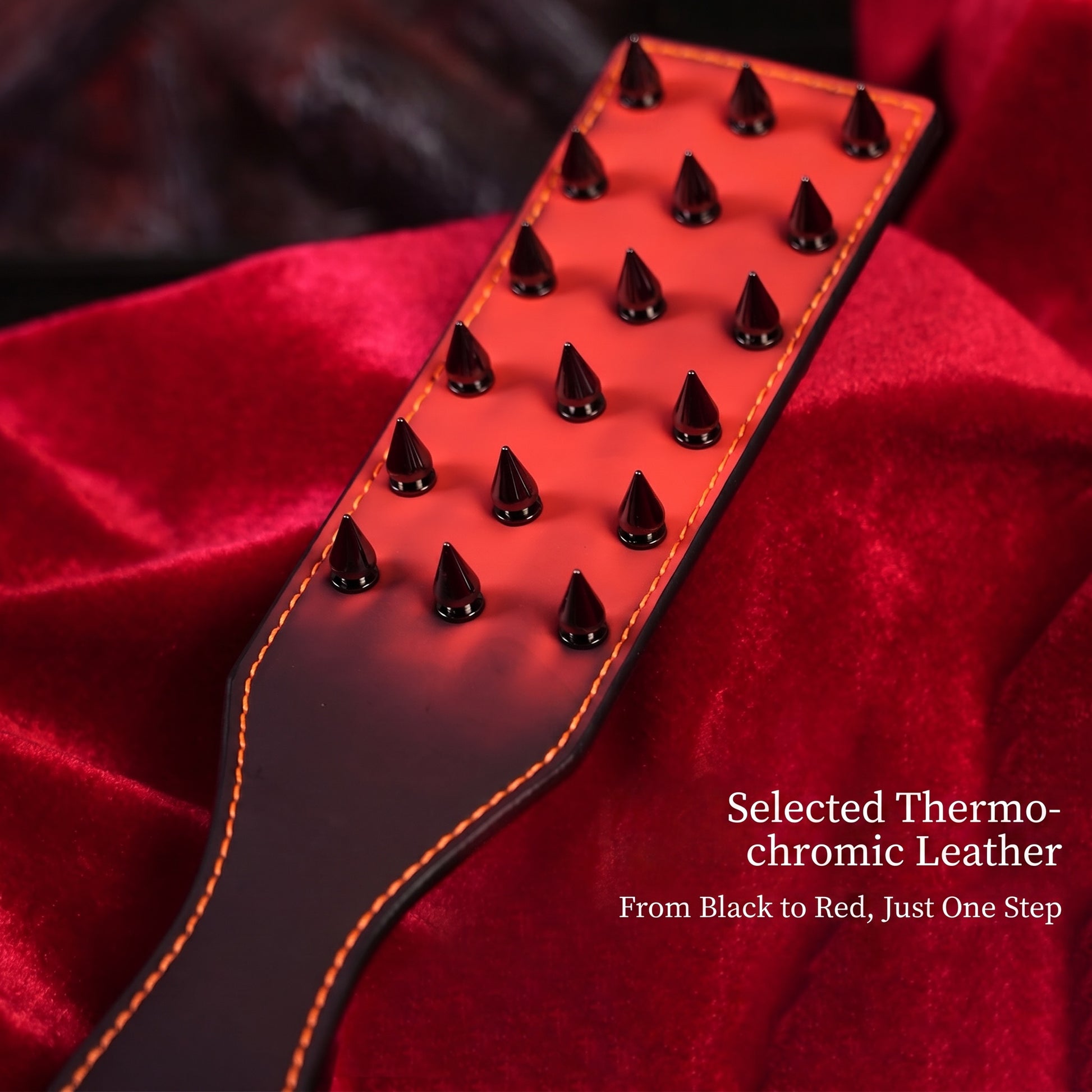 Color-Changing Studded Leather Paddle - image 5