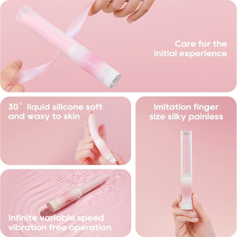 Pop Cherry Mini Lipstick Vibrator - image 2